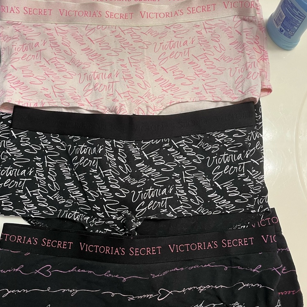 6 pack of VS boyshort underwear